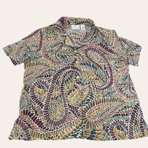 Alfred dunner mosaic shirt